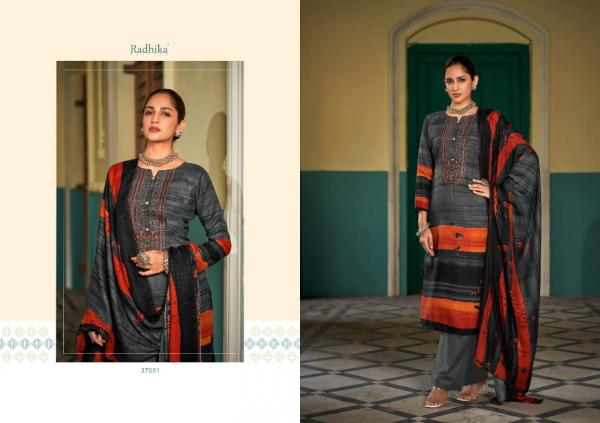 Radhika Sumyra Rubina Pashmina Designer Dress Material